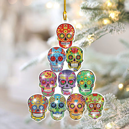 Shineful 2D Acrylic Ornament - Fiesta of Skulls