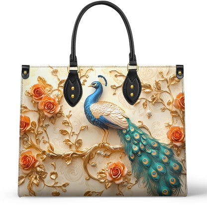 Shineful Leather Bag Majestic Peacock