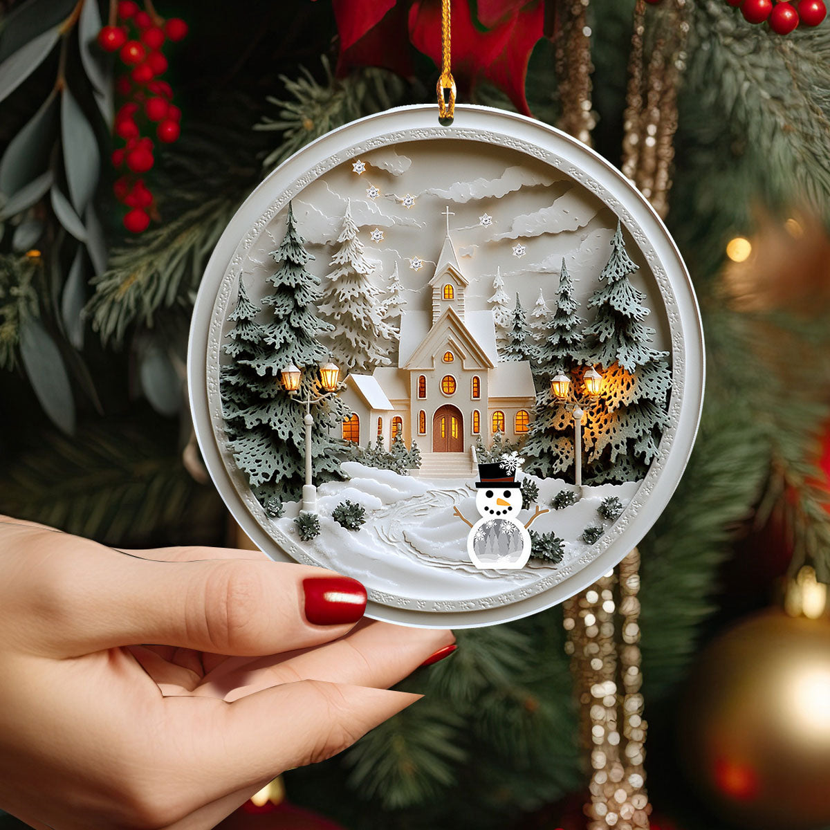 Shineful 2D Acrylic Ornament Wonderful Winter