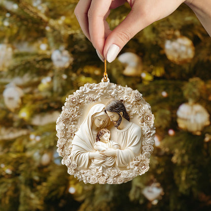 Shineful 2D Acrylic Ornament - Holy Family Harmony