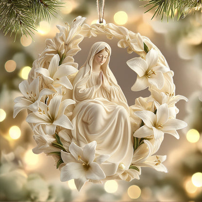 Shineful 2D Acrylic Ornament Graceful Madonna