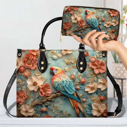 Shineful Leather Bag Macaw Majesty