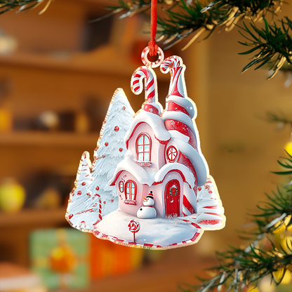 Shineful Acrylic Ornament Whimsical House