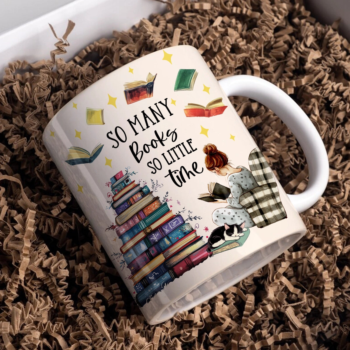 Shineful Ceramic Mug Cozy Reading