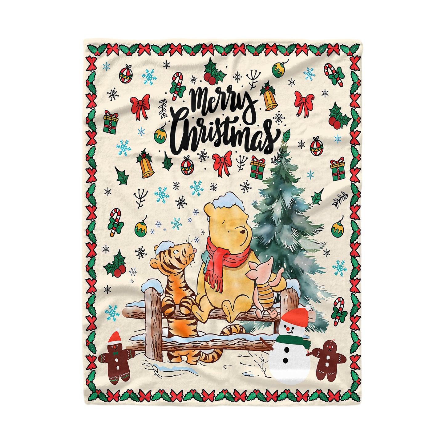 Shineful Fleece Blanket Winnie And Friends