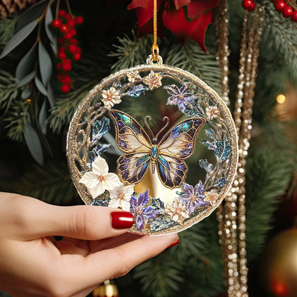 Shineful 2D Acrylic Ornament Celestial Bloom Butterfly Ornament