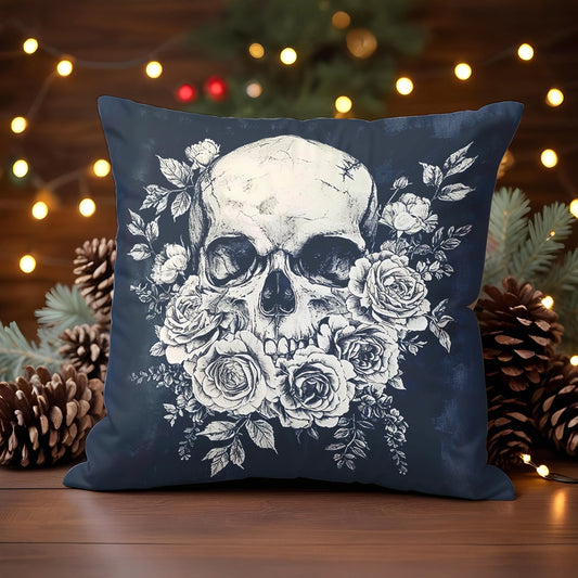 Shineful 2D Print Cushion Cover, Pillowcase, Pillows Covers - Skull Faith Love