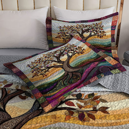 Shineful All Season Quilt 3-Piece Set Sacred Canopy