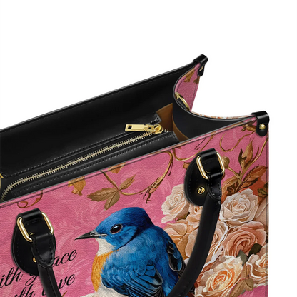 Shineful Leather Bag Bluebird Elegance