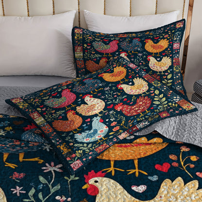 Shineful All Season Quilt 3-Piece Set Cluck Cottage