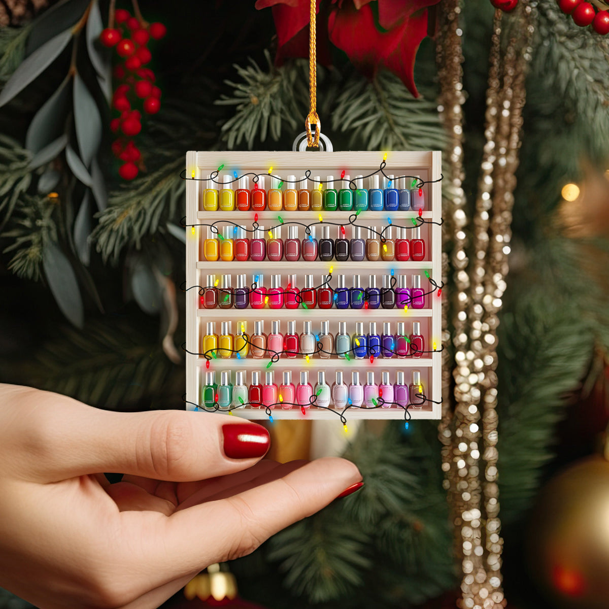 Shineful 2D Acrylic Ornament Personalized Nail Polish Shelf