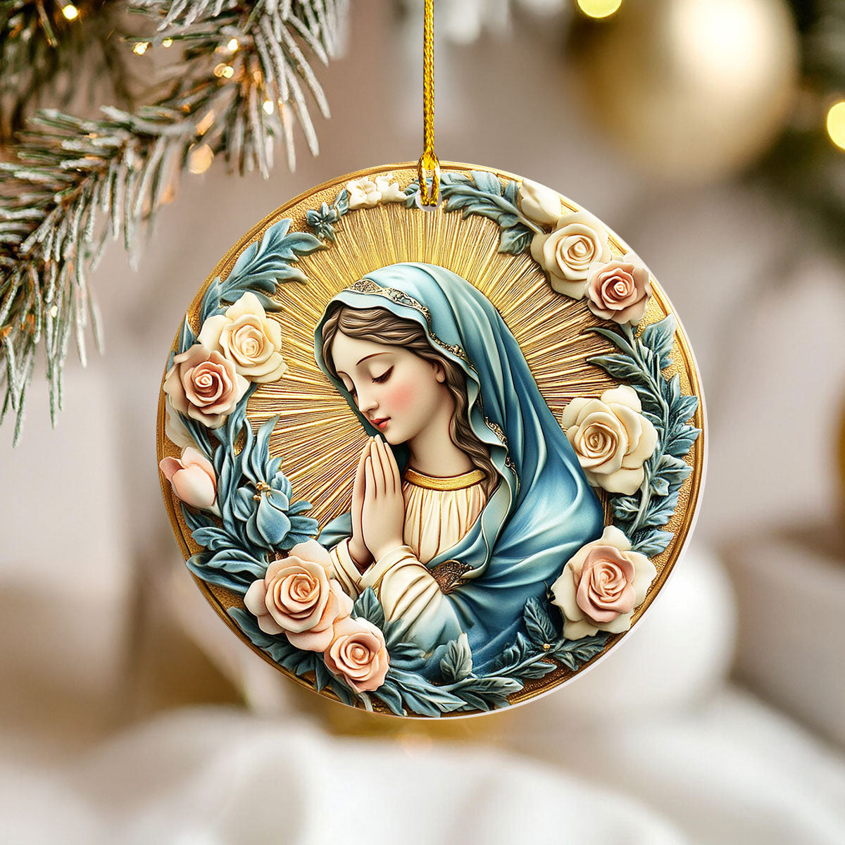 Shineful 2D Acrylic Ornament Blessed Serenity