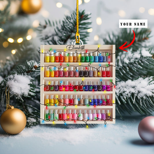 Shineful 2D Acrylic Ornament Personalized Nail Polish Shelf