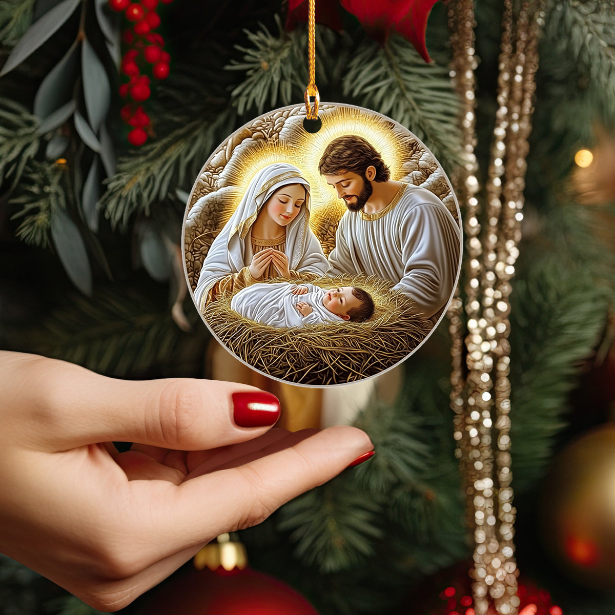 Shineful 2D Acrylic Ornament The Nativity Scene