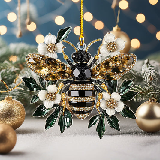 Shineful 2D Acrylic Ornament Diamond Bee