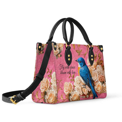 Shineful Leather Bag Bluebird Elegance