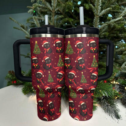 Shineful Tumbler Merry Catmas