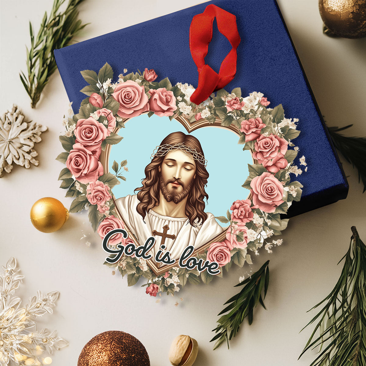 Shineful 2D Acrylic Ornament - God Is Love