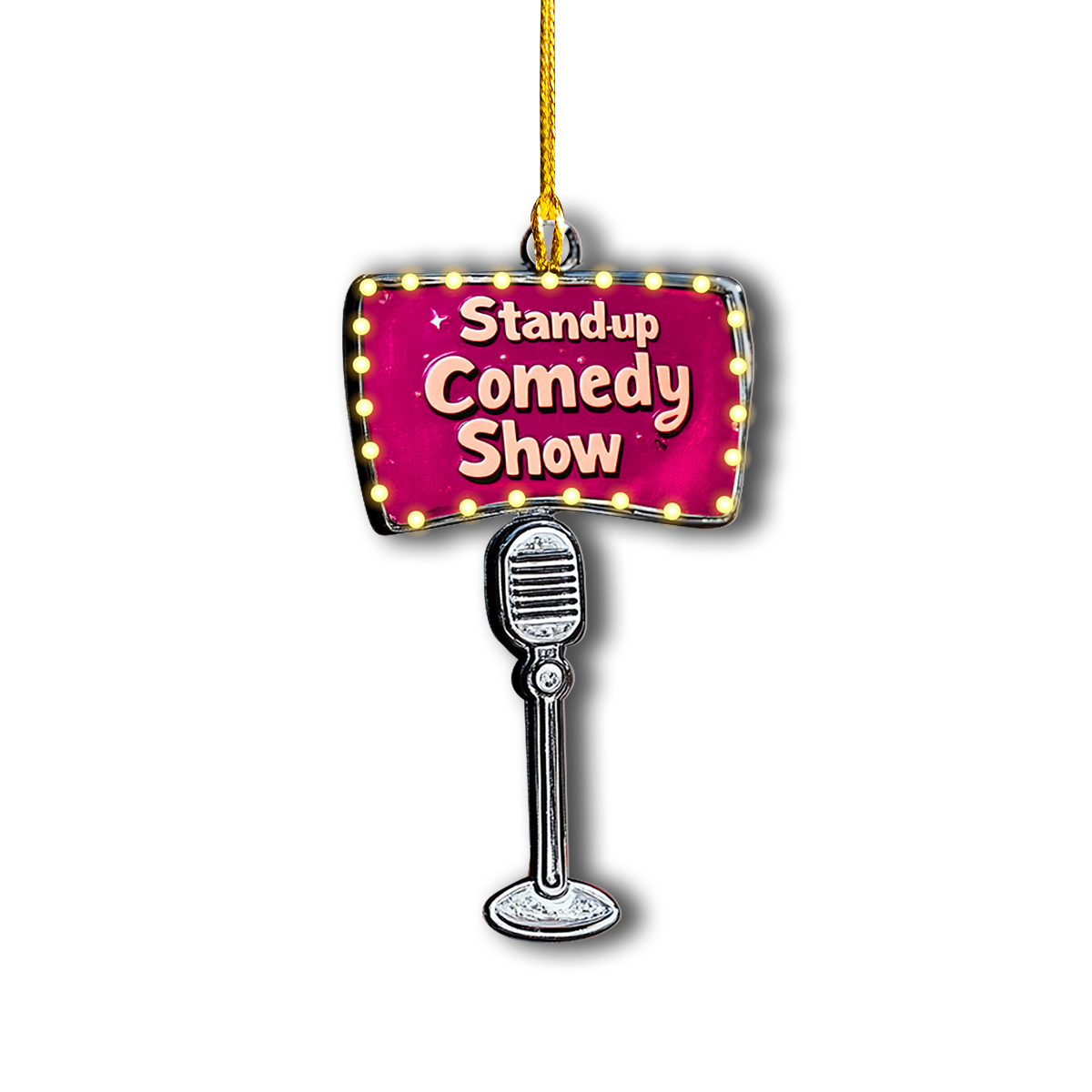 Shineful 2D Acrylic Ornament Stand-up Comedy Show Delight