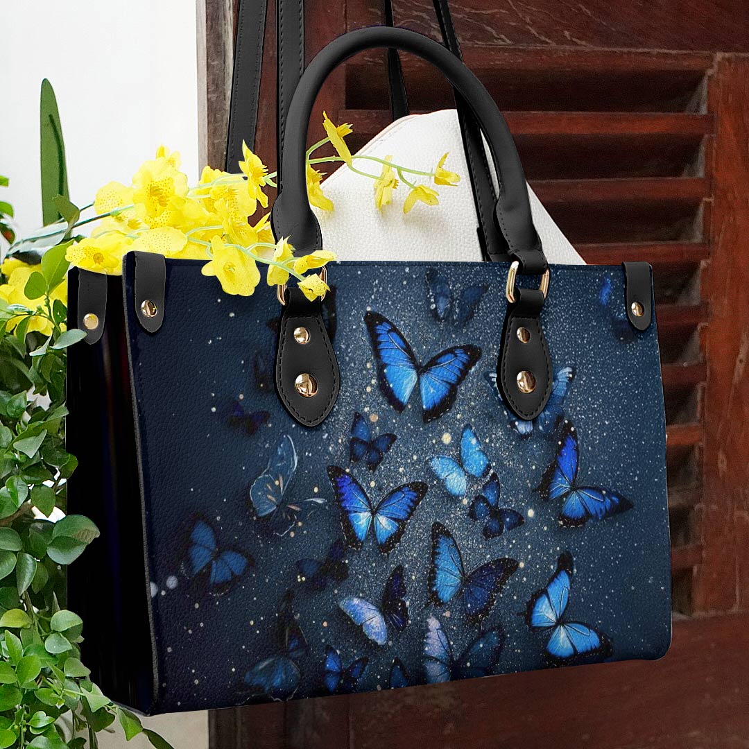 Sac en cuir brillant Dreamy Butterfly