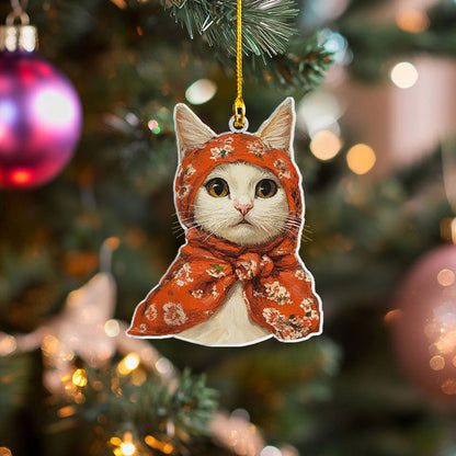 Shineful 2D Acrylic Ornament Meow Holiday