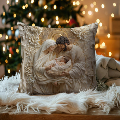 Shineful 2D Print Cushion Cover, Pillowcase, Pillows Covers - Holy Family