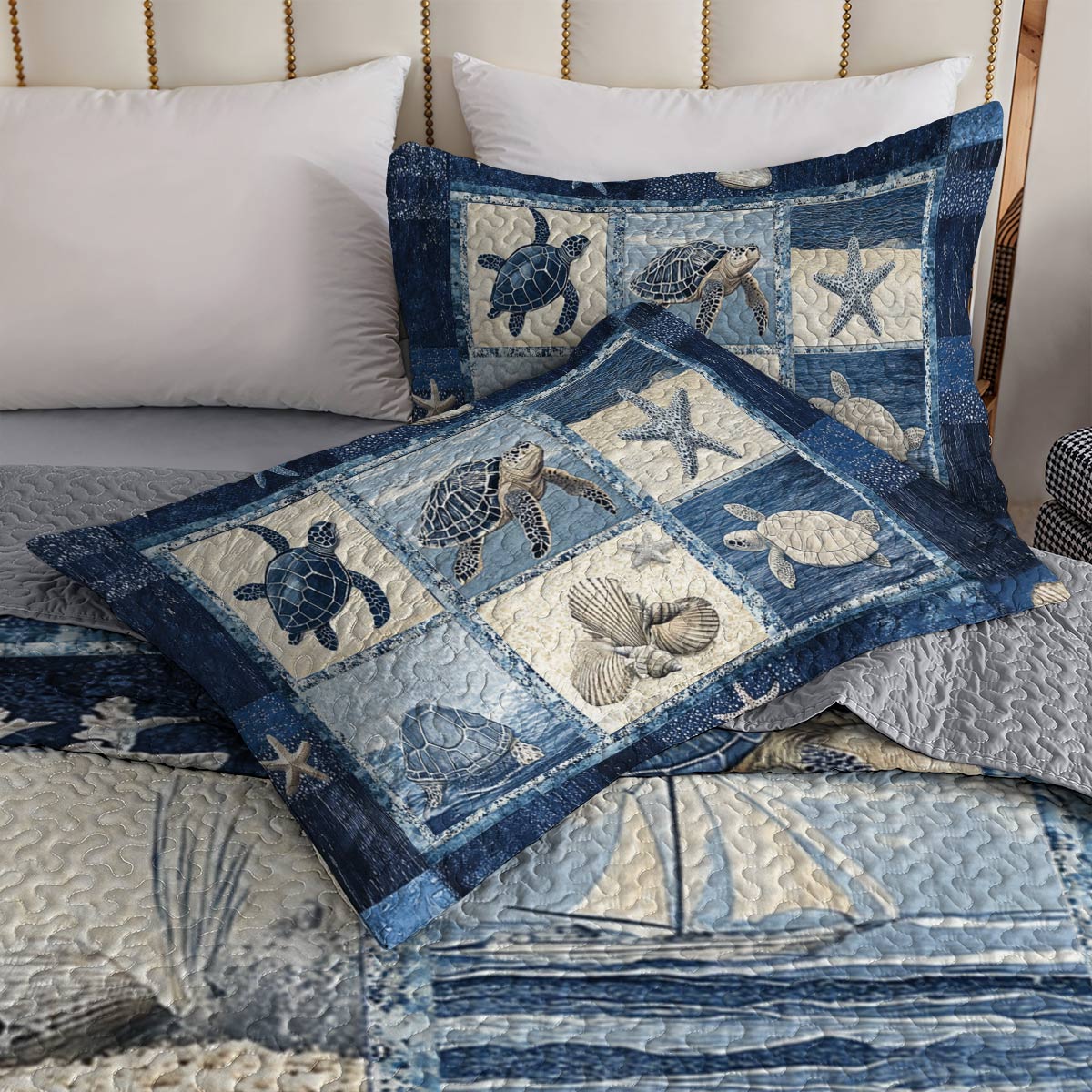 Shineful All Season Quilt 3-Piece Set Ocean Paradise