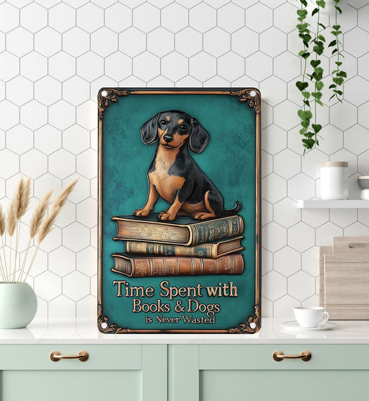 Shineful 2D Metal Sign Book Buddy