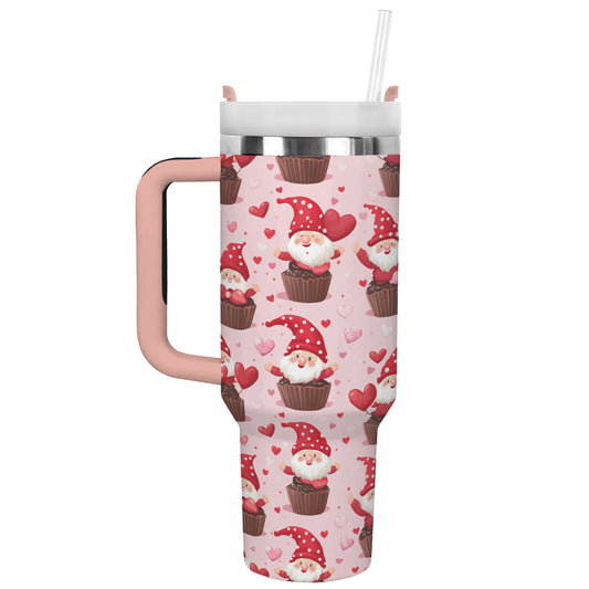 Shineful Tumbler Valentine Gnome Pattern