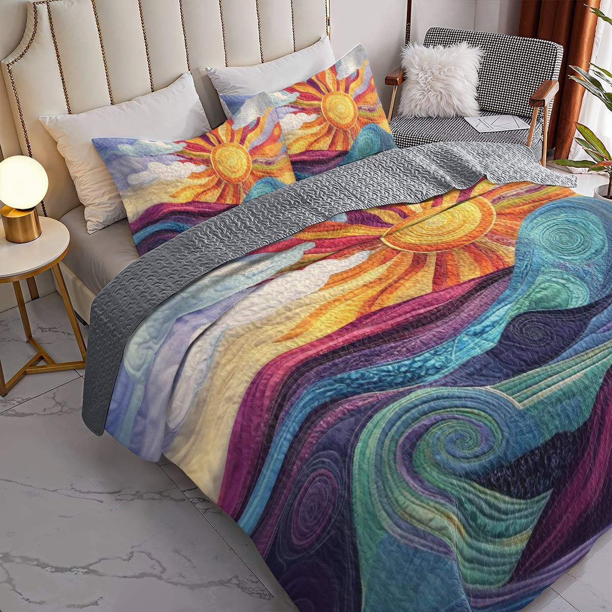 Shineful All Season Quilt 3-Piece Set Coastal Dreams