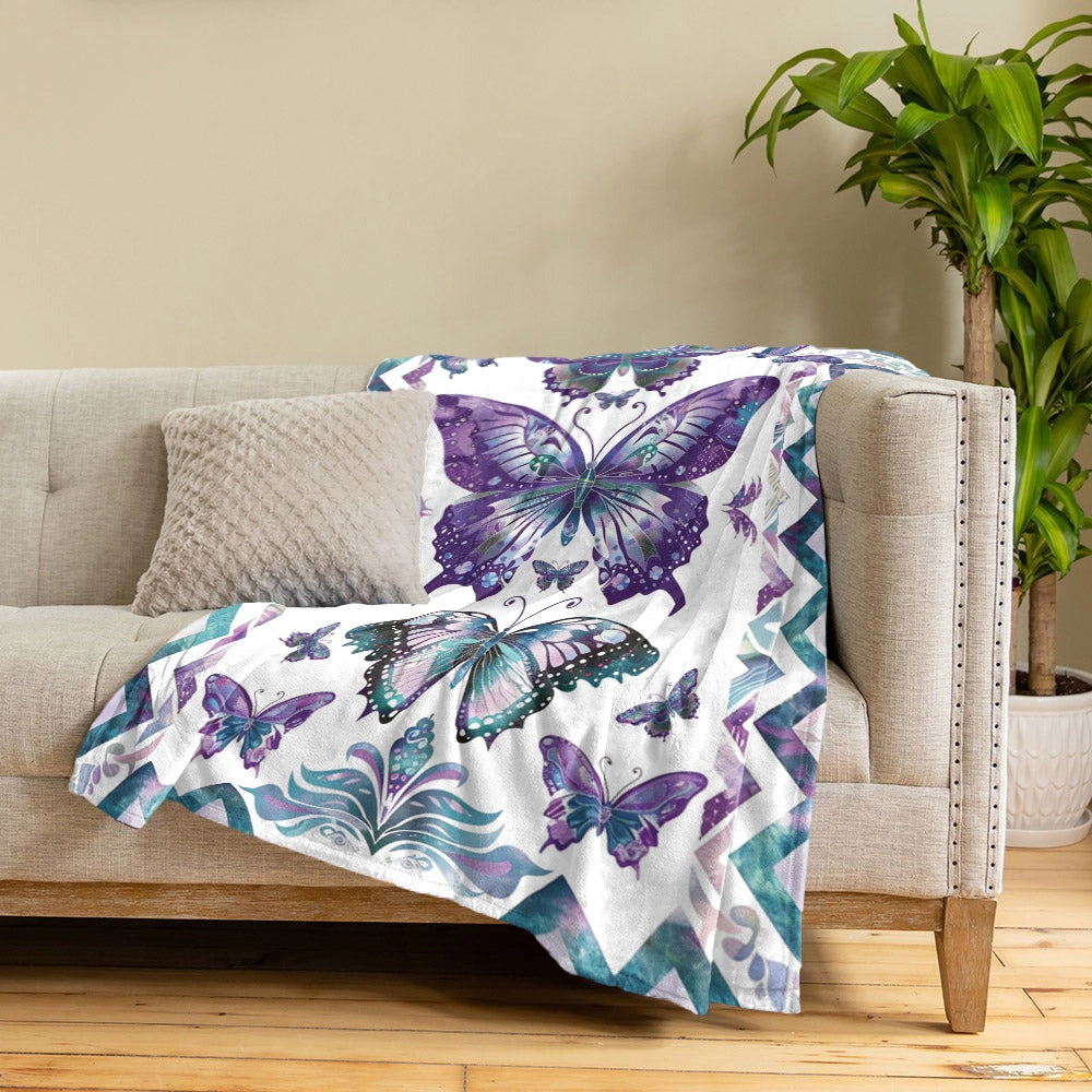 Shineful Fleece Blanket Mystic Butterfly