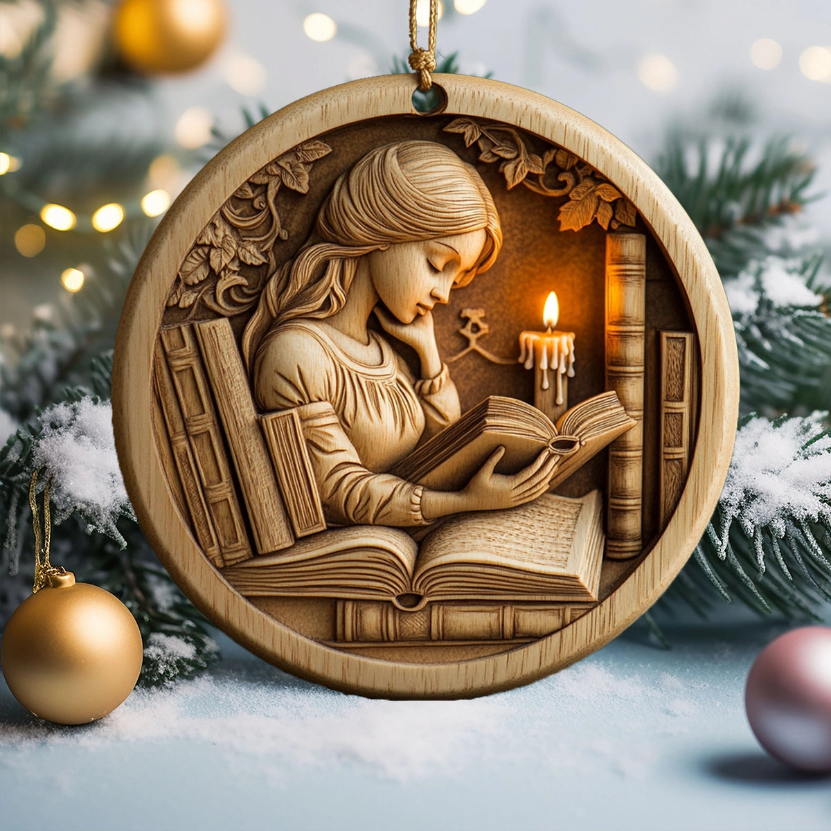 Shineful 2D Acrylic Ornament Woodland Reader Charm