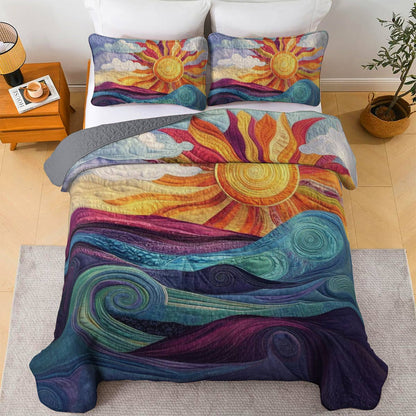 Shineful All Season Quilt 3-Piece Set Coastal Dreams