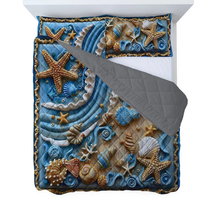 Shineful All Season Quilt 3-Piece Set Seashore Splendor