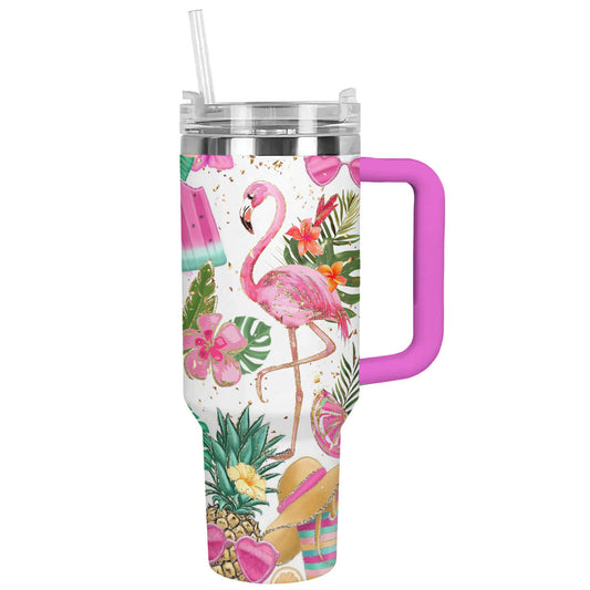 Shineful Tumbler Flamingo In Summerland