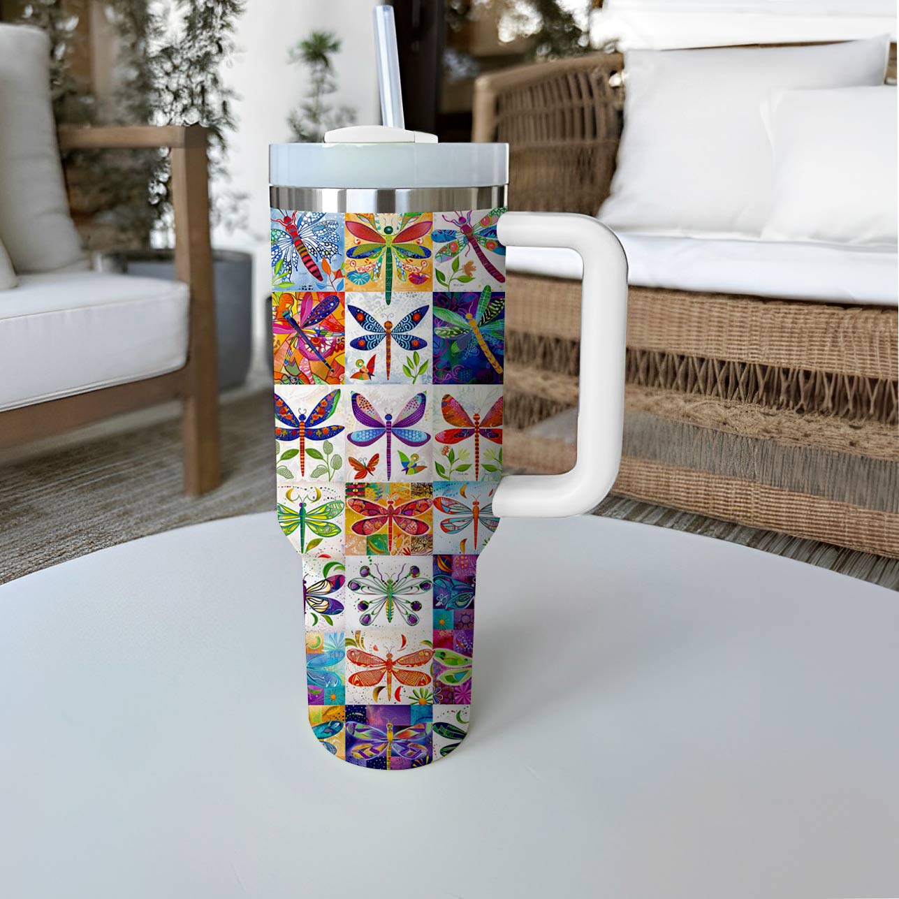 Shineful Tumbler Dragonfly Delight