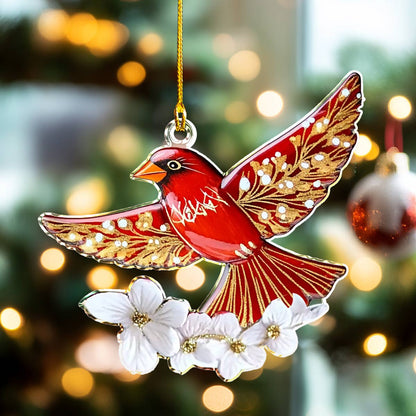 Shineful 2D Acrylic Ornament Cardinal Bliss