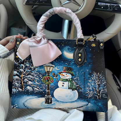 Shineful Leather Bag Frosty Night