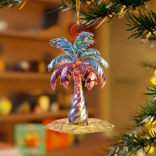 Shineful 2D Acrylic Ornament - Christmas Palm Tree Ornament