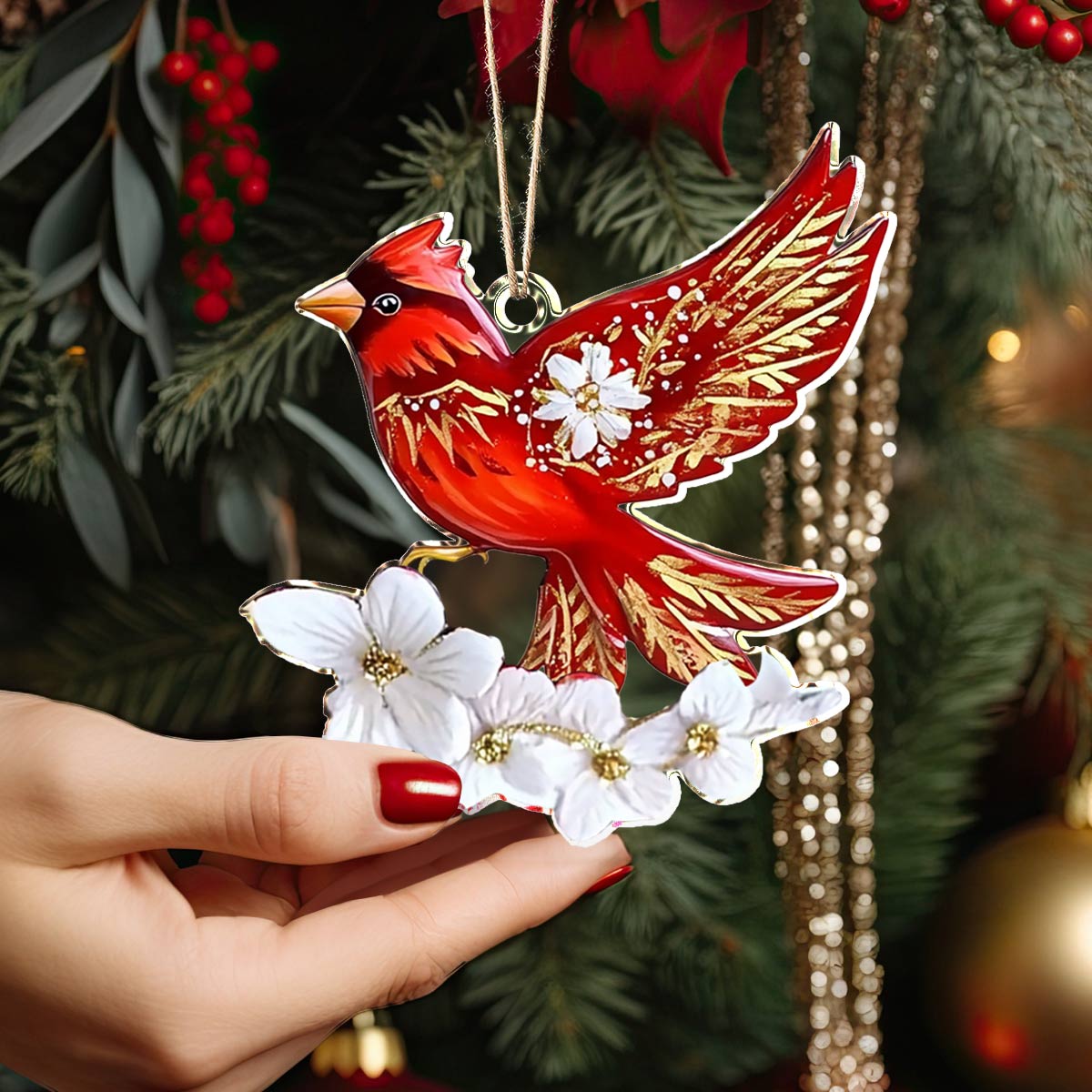 Shineful 2D Acrylic Ornament Holiday Wings