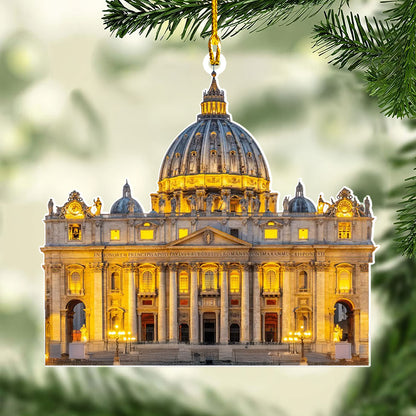 Shineful 2D Acrylic Ornament - Majestic St. Peter's Basilica