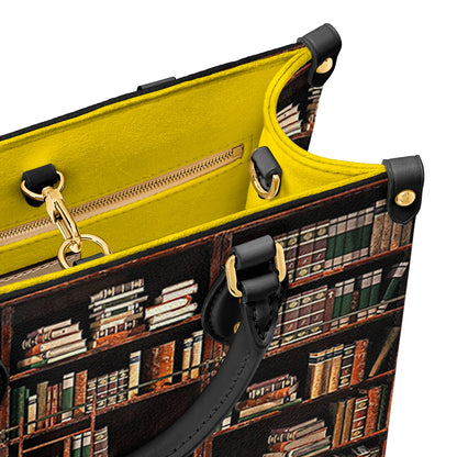 Shineful Leather Bag Reading Leather Bag Shineful Vintage Bookcase