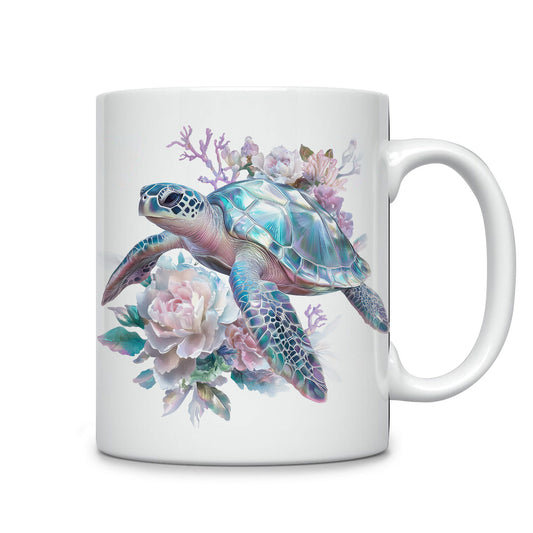 Tasse en céramique brillante – Sérénité océanique