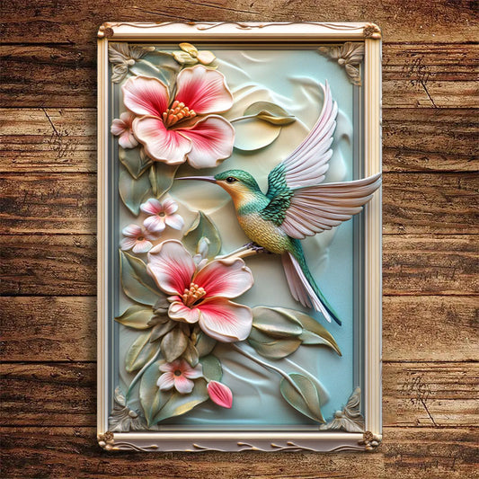 Shineful 2D Metal Sign Floral Flight