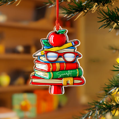 Shineful 2D Acrylic Ornament Personalized World Of Knowledge