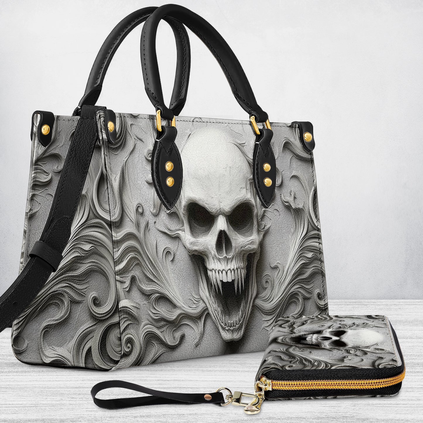 Shineful Leather Bag Skull Eternal Shadow