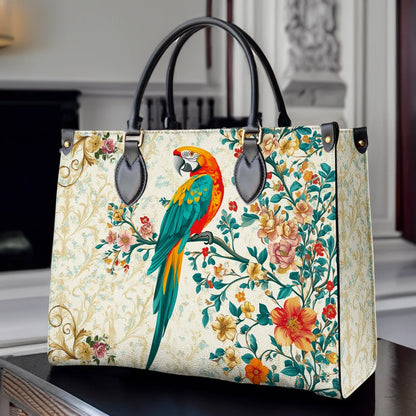 Shineful Leather Bag Macaw Enchantment