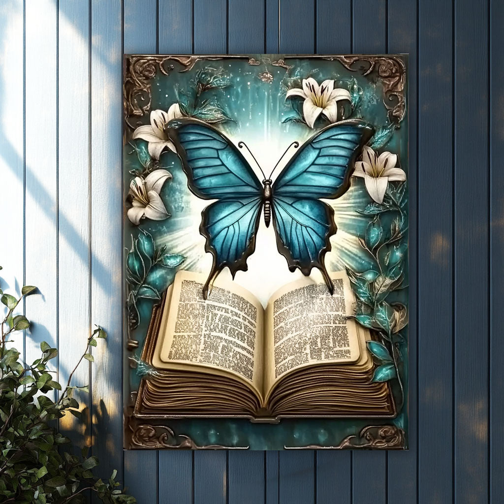 Shineful 2D Metal Sign Faith Takes Flight