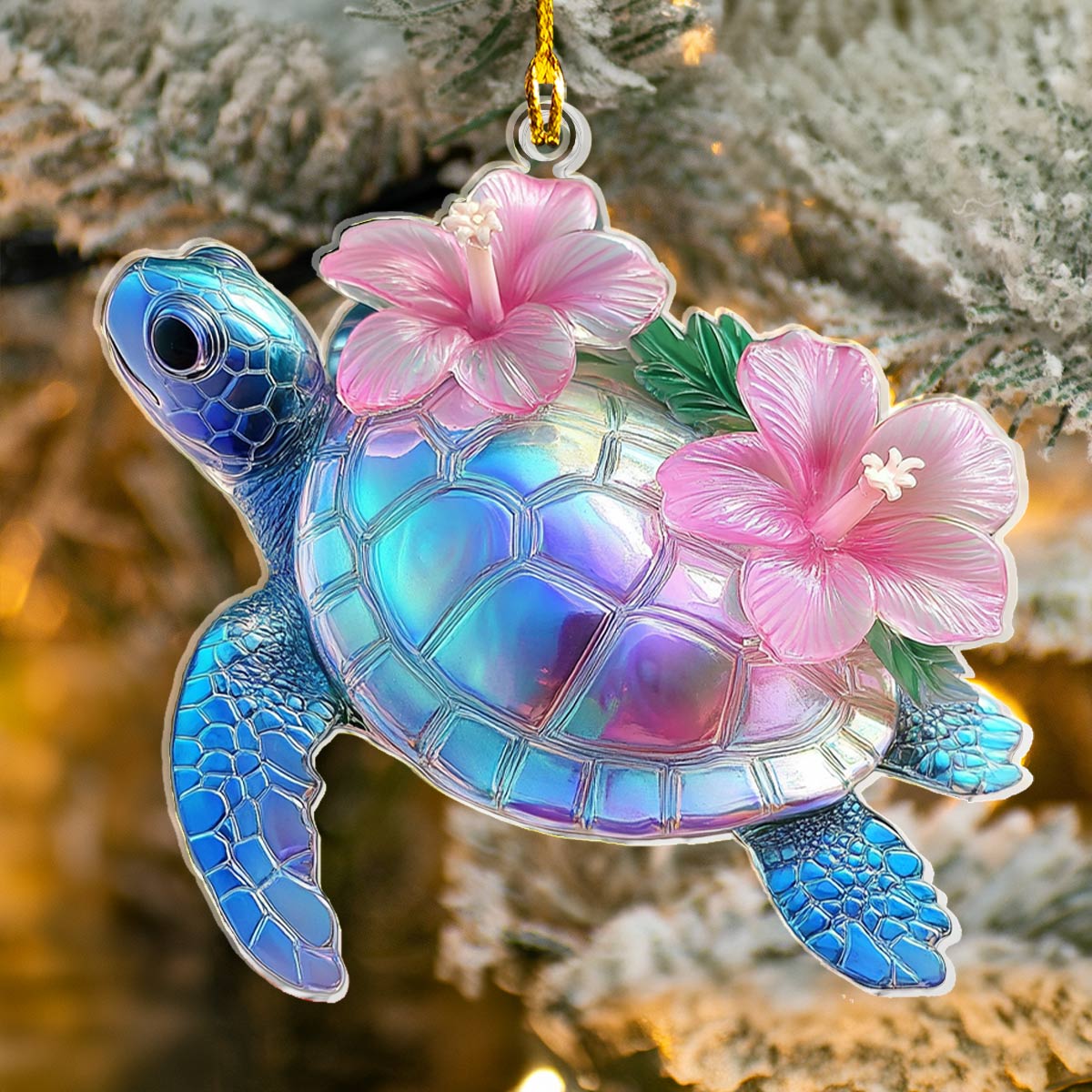 Shineful 2D Acrylic Ornament - Sea Turtle Collection