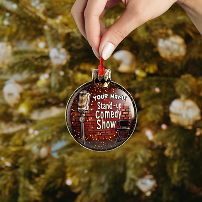 Shineful Personalized 2D Acrylic Ornament Comedy Stage